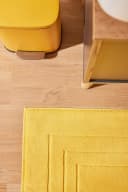 Vossen Badematte Feeling 60x60 cm Gelb Baumwolle Hoch-Tief-Effekt Bild 3