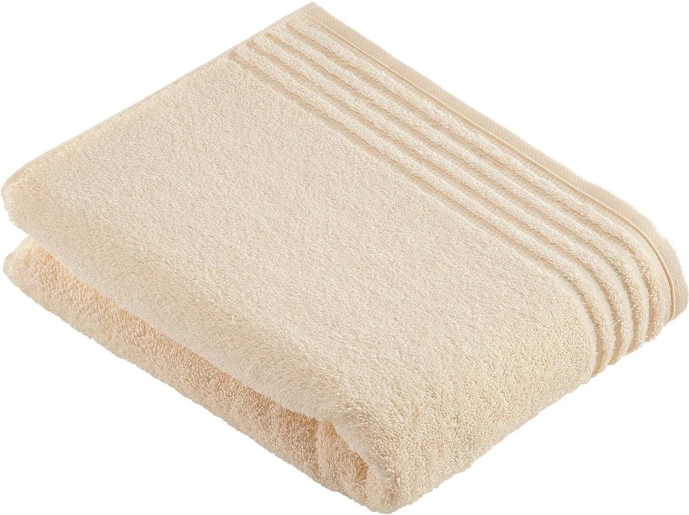 VOSSEN Saunatuch Vienna Style Supersoft Beige Walkfrottee - Bild 2