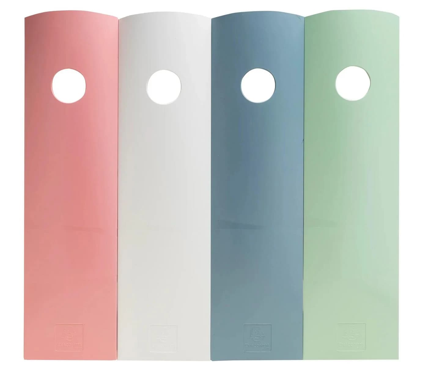 EXACOMPTA Aufbewahrungsbox Set 4-tlg. Weiß/Rosa/Grün/Blau AutentiK - Bild 2