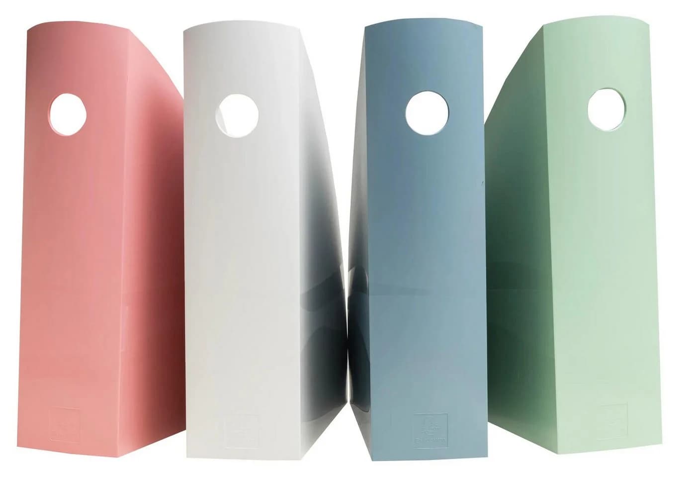 EXACOMPTA Aufbewahrungsbox Set 4-tlg. Weiß/Rosa/Grün/Blau AutentiK - Bild 3