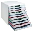 EXACOMPTA Aufbewahrungsbox Modulo 10 Schubladen Bunt Bild 4