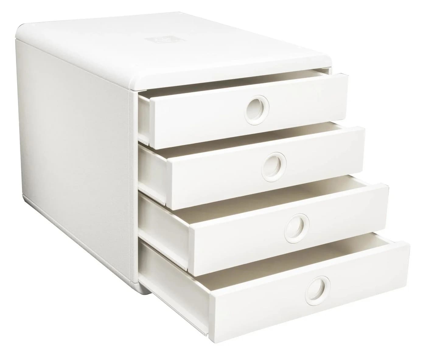 EXACOMPTA Aufbewahrungsbox Pop Box 4 Schubladen Weiß Kunststoff - Bild 4