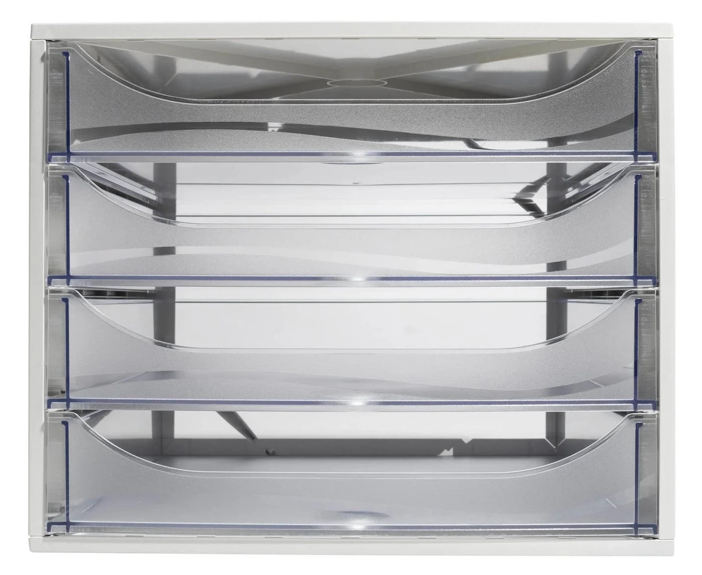 EXACOMPTA Schubladenbox ECOBOX 4 Schubladen Kristall Transparent - Bild 2