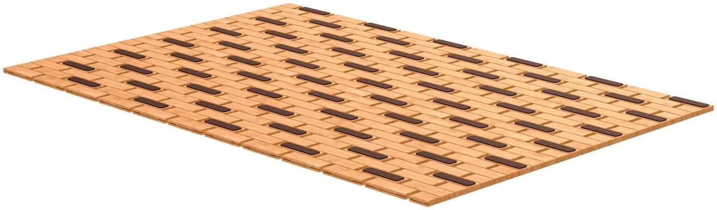 EISL Badematte Bambus Beige Rutschhemmend 70x50 cm - Bild 3