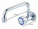 Eisl Waschtischarmatur Standard Kaltwasser Wand-Ventil verchromt Bild 1
