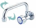 Eisl Waschtischarmatur Standard Kaltwasser Wand-Ventil verchromt Bild 3