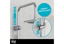 EISL Brausegarnitur DUSCHTRAUM 2-in-1 Duschsystem Weiß Chrom Bild 3