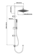 Eisl Duschsystem EASY ENERGIE mit Regendusche und Handbrause Bild 1