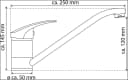 EISL GRANIT Spültischarmatur Schwarz 360° Schwenkbar Bild 4