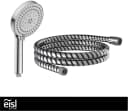 EISL Brausegarnitur STORM Grau Chrom 7 Strahlarten Wasserstopp Bild 1