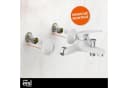 Eisl Wannenarmatur SPEED Mischbatterie Badewanne Weiß/Chrom Bild 3