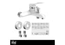 Eisl Wannenarmatur SPEED Mischbatterie Badewanne Weiß/Chrom Bild 4