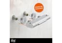 Eisl Wannenthermostat CARNEO Schwallauslauf Silber Modern Bild 5