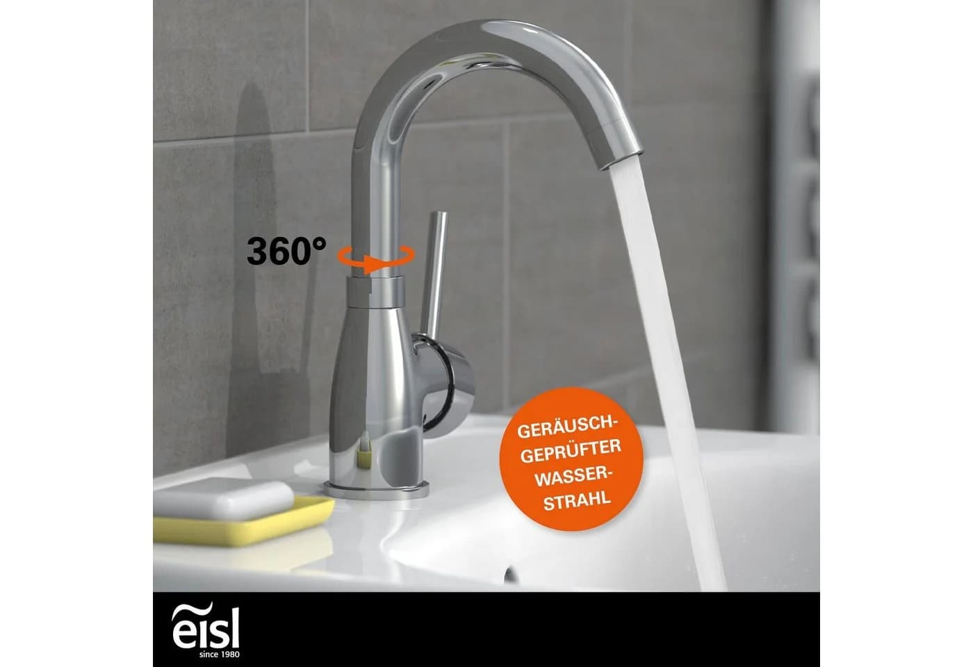 Eisl Waschtischarmatur Futura Mischbatterie mit Cold-Start Technik - Bild 5