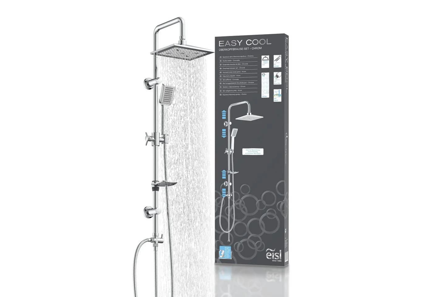 Eisl Duschsystem EASY COOL Regendusche mit Handbrause und Seifenschale - Bild 2