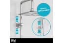 Eisl Duschsystem EASY COOL Regendusche mit Handbrause und Seifenschale Bild 4