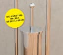 EISL WC-Garnitur Freistehend mit Toilettenpapierhalter Grau Bild 4