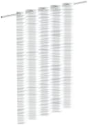 EISL Duschvorhang White Wave Weiß Polyester 180x200cm Bild 2