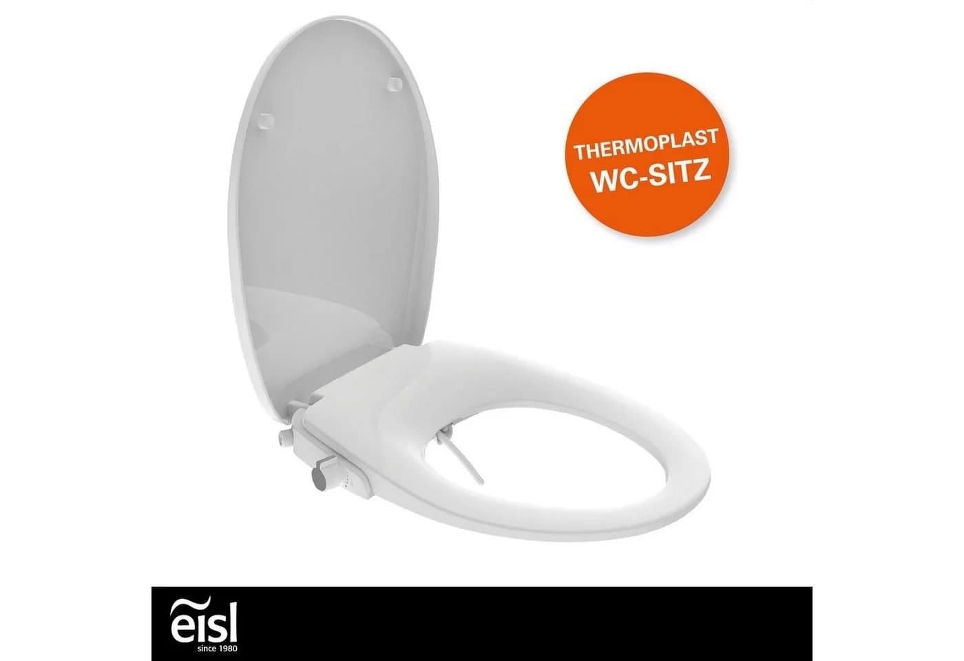 Eisl Dusch-WC-Sitz Bidet Einsatz mit Absenkautomatik und Schnellverschluss - Bild 3