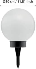EGLO LED Solarleuchte Z_Solar, Schwarz, H:61cm Ø:30cm, Außenleuchte mit Erdspieß Bild 4