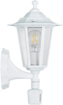EGLO Wandleuchte Laterna 5 Außen-Wandlampe Aluguss und Glas E27 IP44 Bewegungsmelder Bild 2