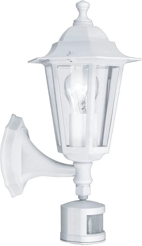 EGLO Wandleuchte Laterna 5 Außen-Wandlampe Aluguss und Glas E27 IP44 Bewegungsmelder - Bild 3
