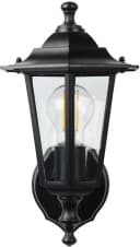 EGLO LED Wandleuchte LATERNA 4 Schwarz Aluminium Glas IP44 Bild 5
