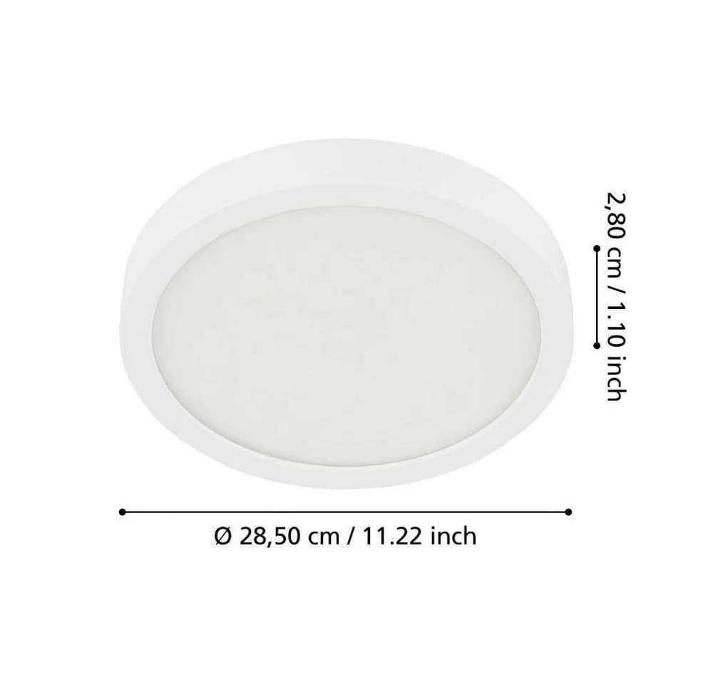 EGLO Deckenleuchte FUEVA 5 Rund Weiß LED - Bild 5