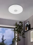 EGLO LED Deckenleuchte Milazzo mit Bluetooth-Lautsprecher und Kristalleffekt Bild 3