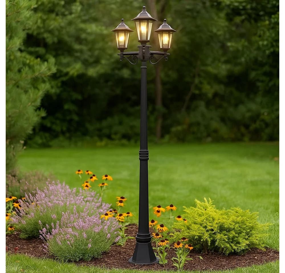 EGLO Außen-Stehlampe Kandelaber 3-flammig 200cm - Bild 5