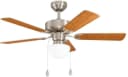 EGLO CADIZ Deckenventilator mit LED-Leuchte Grau/Nickel Bild 1