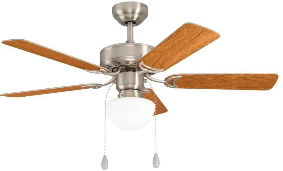 EGLO CADIZ Deckenventilator mit LED-Leuchte Grau/Nickel