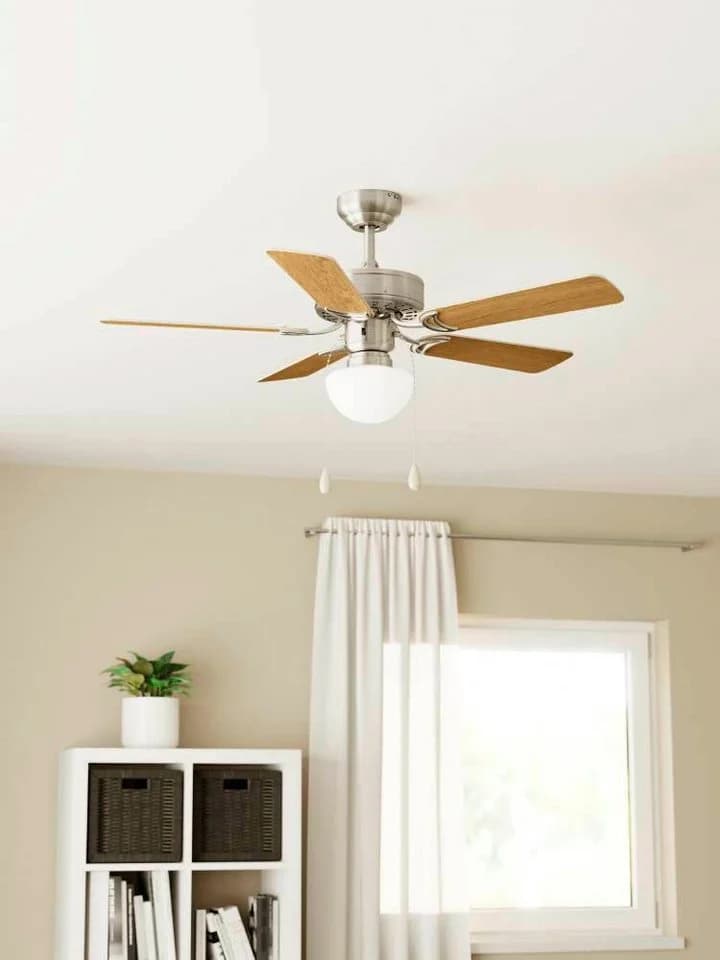 EGLO CADIZ Deckenventilator mit LED-Leuchte Grau/Nickel - Bild 3
