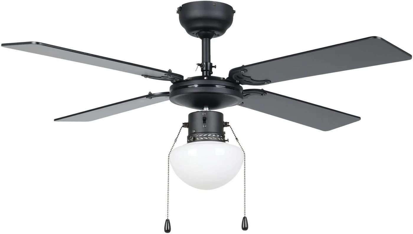 EGLO LED Deckenleuchte FORTALEZA Ventilator & Licht - Stahl - E27 - 1X60W - IP20 - Bild 2