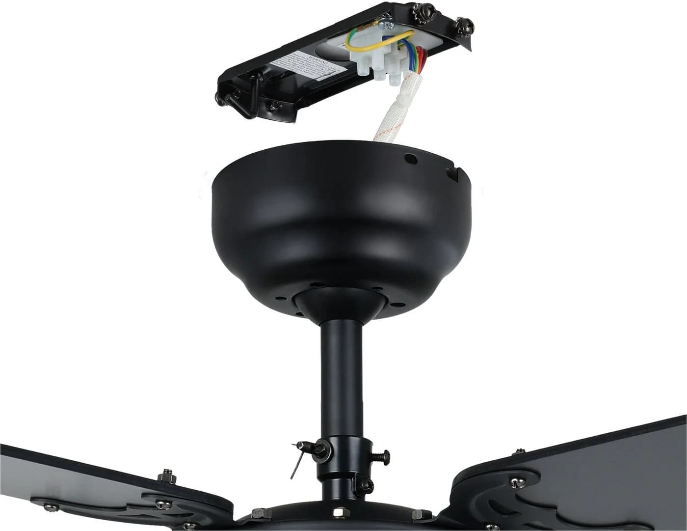 EGLO LED Deckenleuchte FORTALEZA Ventilator & Licht - Stahl - E27 - 1X60W - IP20 - Bild 5