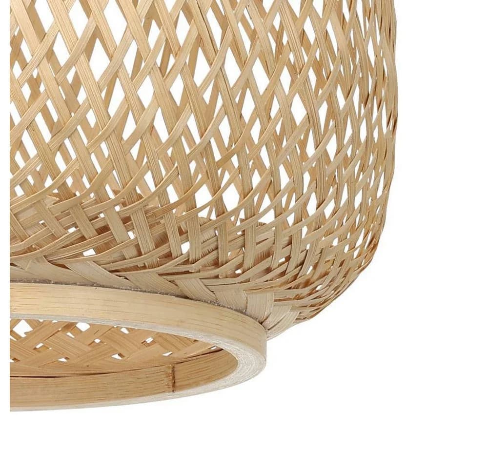EGLO Hängeleuchte DEMBLEBY Rattan Holz Beige Natur - Bild 5