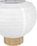 EGLO Tischleuchte Summerhill Nachttischlampe Japandi-Stil Holz Bild 4