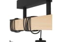 EGLO Deckenleuchte TOWNSHEND 5 Braun/Schwarz Holz Stahl Bild 5