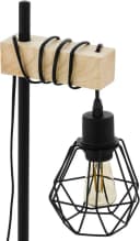 EGLO Tischleuchte Townshend 5 Braun/Schwarz E27 Bild 1
