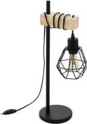 EGLO Tischleuchte Townshend 5 Braun/Schwarz E27 Bild 2