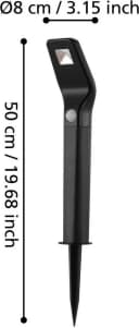 LED Solarleuchte EGLO Z_Solar Solarleuchte Außenbeleuchtung Solar Bild 5