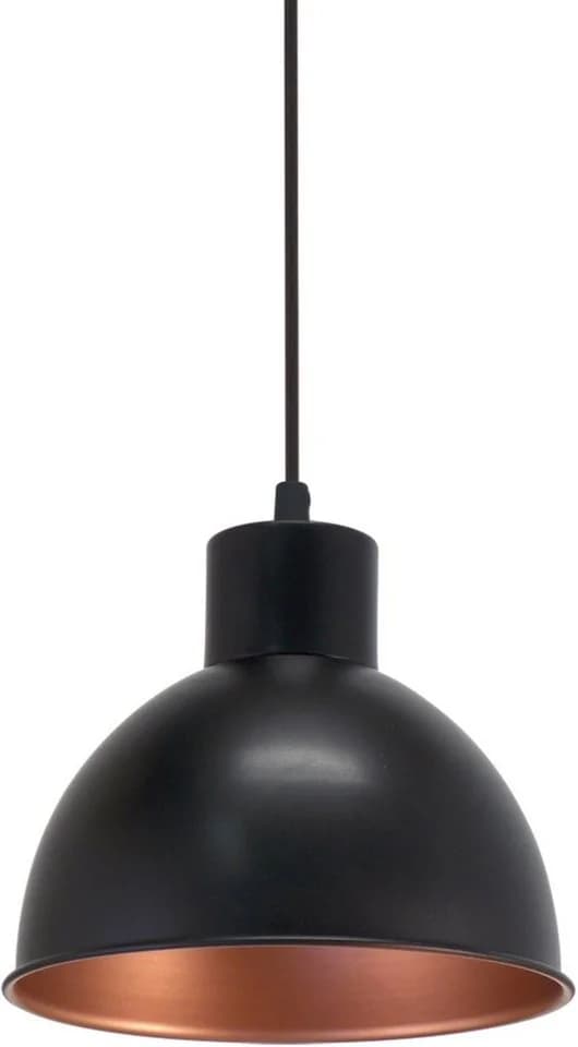 EGLO Pendelleuchte TRURO 1 Schwarz/Kupfer E27 Industrial - Bild 2