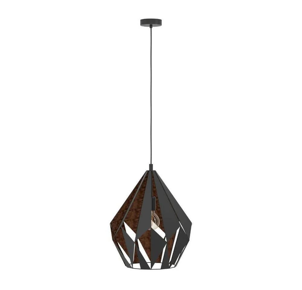 Hängeleuchte Carlton Schwarz/Kupfer Ø 38,5 cm - Bild 5