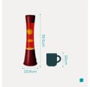 EGLO LED Tischleuchte LAVA Retro Lavalampe Rot Bild 5