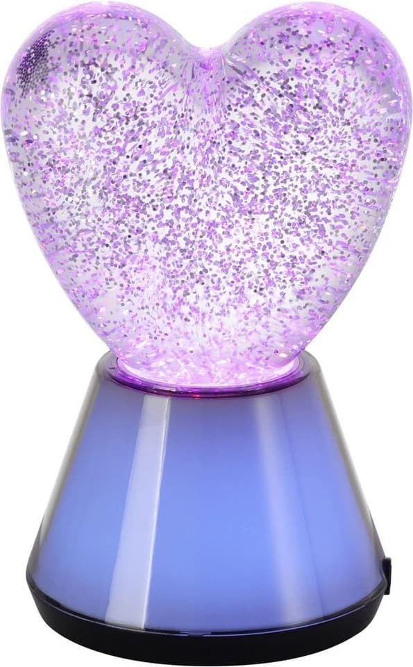 EGLO LED Tischleuchte GLITTER RGB Glitzerlampe Herzform - Bild 4