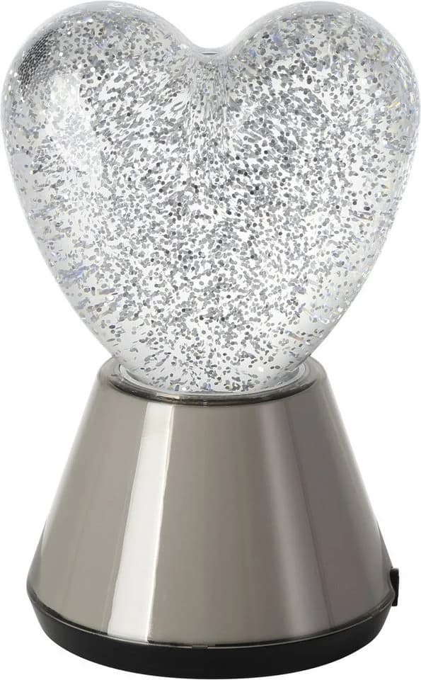 EGLO LED Tischleuchte GLITTER RGB Glitzerlampe Herzform - Bild 5