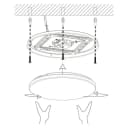 EGLO LED Deckenleuchte Pogliola Weiß Stahl Kunststoff Bild 4