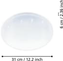EGLO LED Deckenleuchte POGLIOLA-S Weiß Kristalleffekt Dimmbar Bild 4