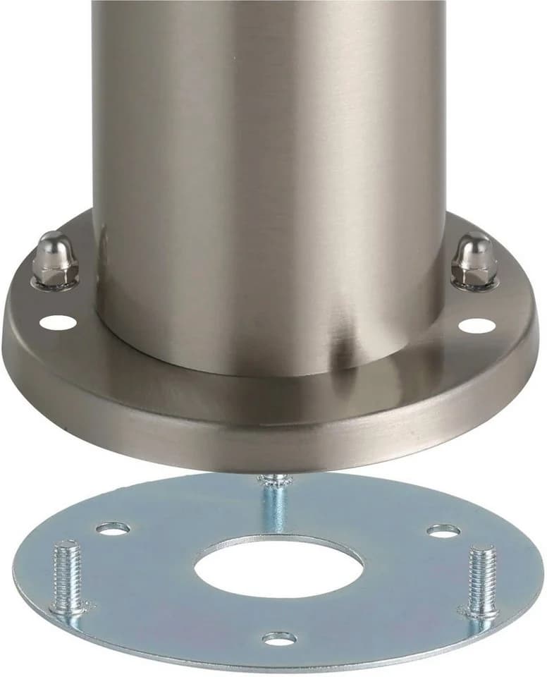 EGLO Helsinki Stehlampe Silber Weiß IP65 Außenleuchte E27 - Bild 4