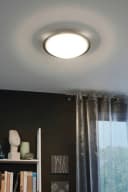EGLO PLANET Deckenleuchte Silber Weiß Glas E27 Bild 1